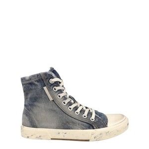 Balenciaga Paris Denim High-Top Sneakers - NWT